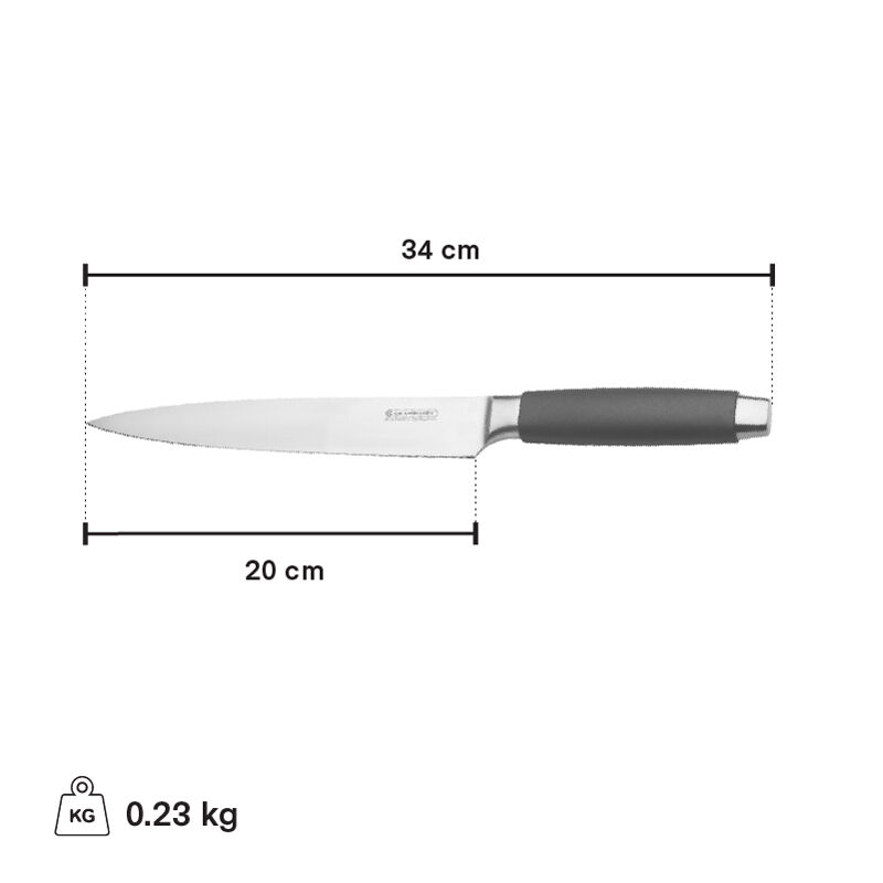Carving Knife with Black Phenolic Handle | Le Creuset